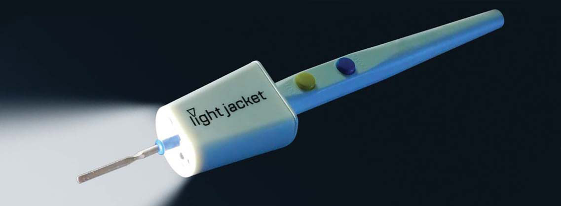 LIGHT JACKET Attachable Light for Electrosurgical Pencil 